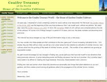 Tablet Screenshot of conifertreasury.org